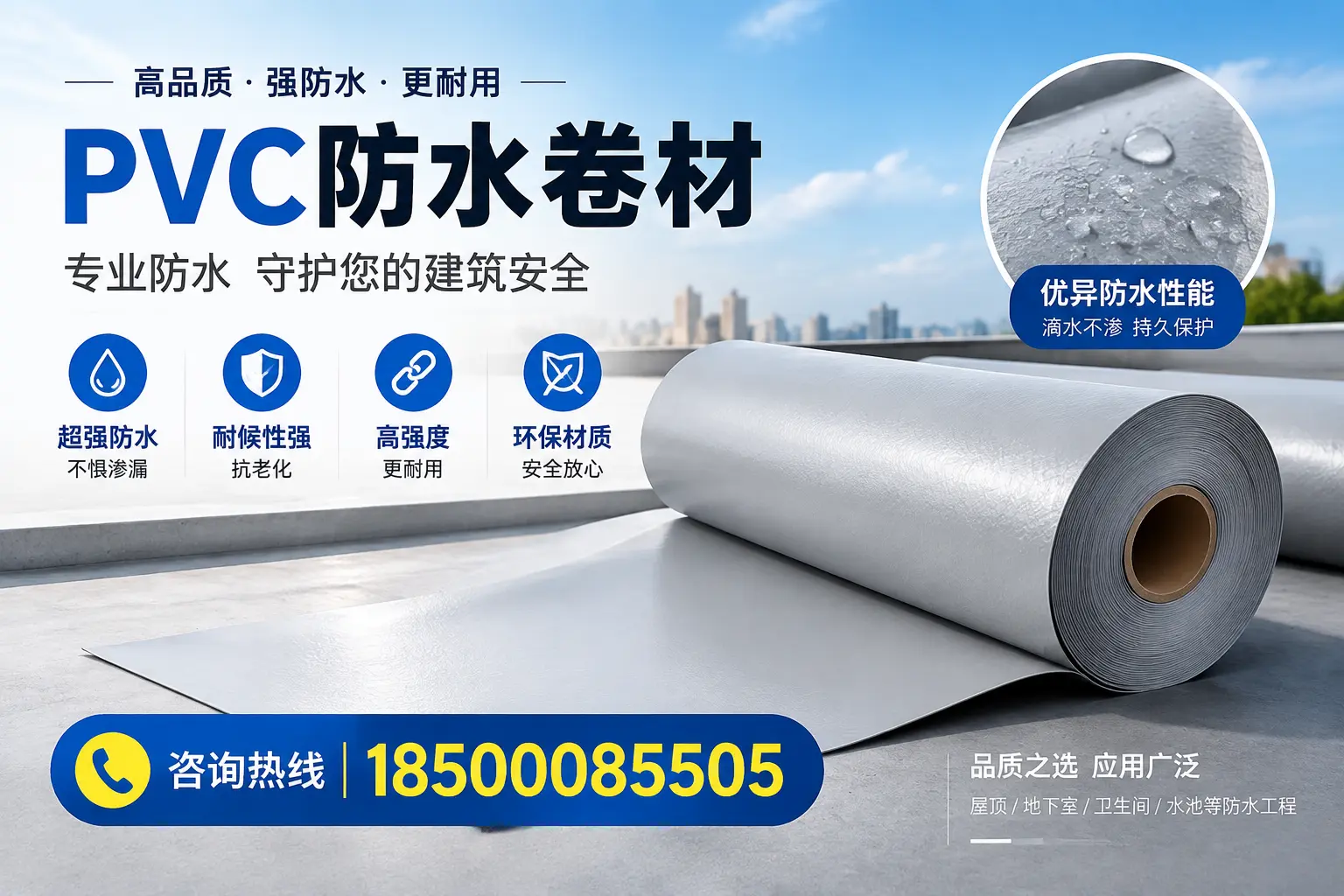 福州地区pvc防水卷材的市场现状与发展趋势